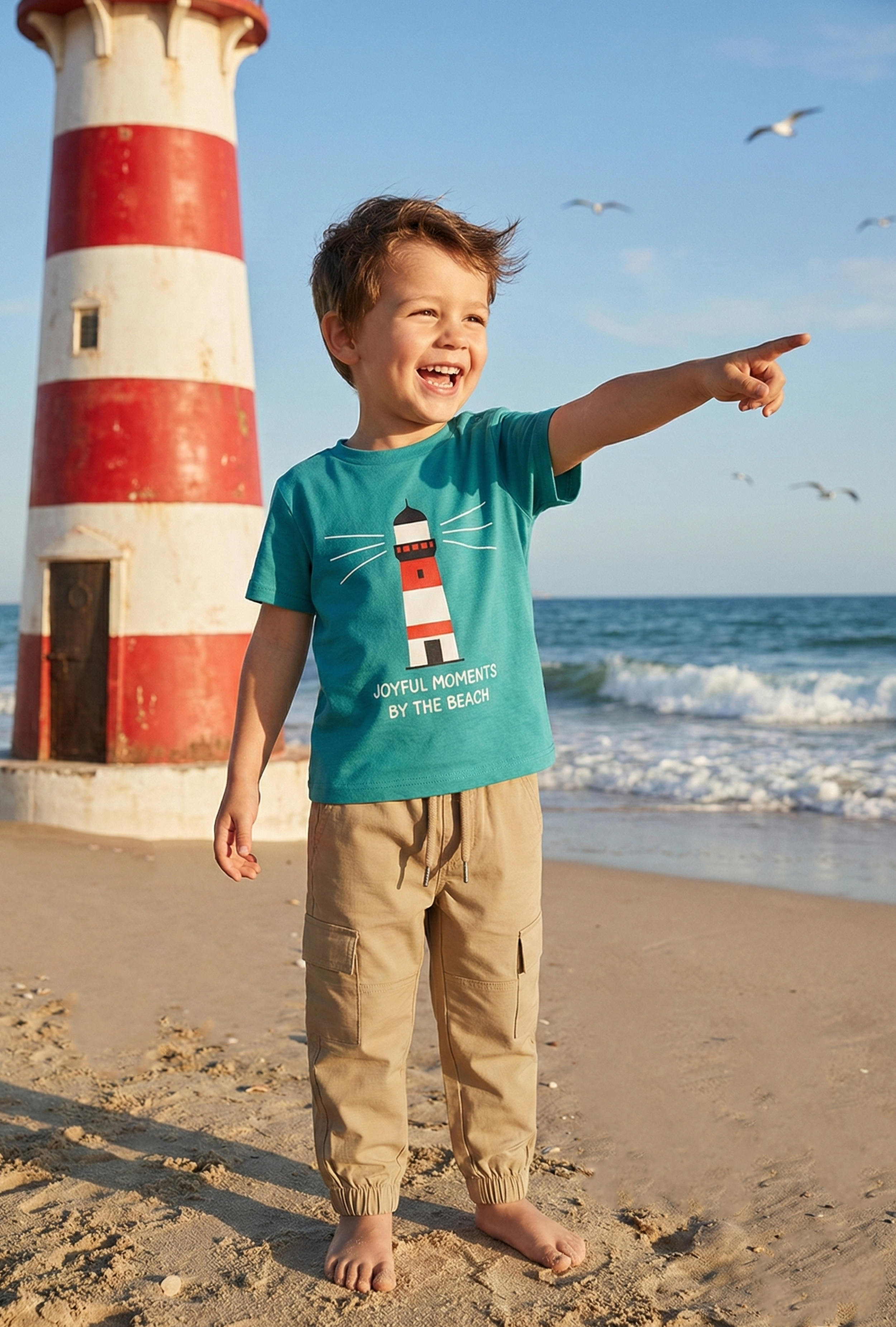 Nuberry Boys Multi-Color T-Shirt