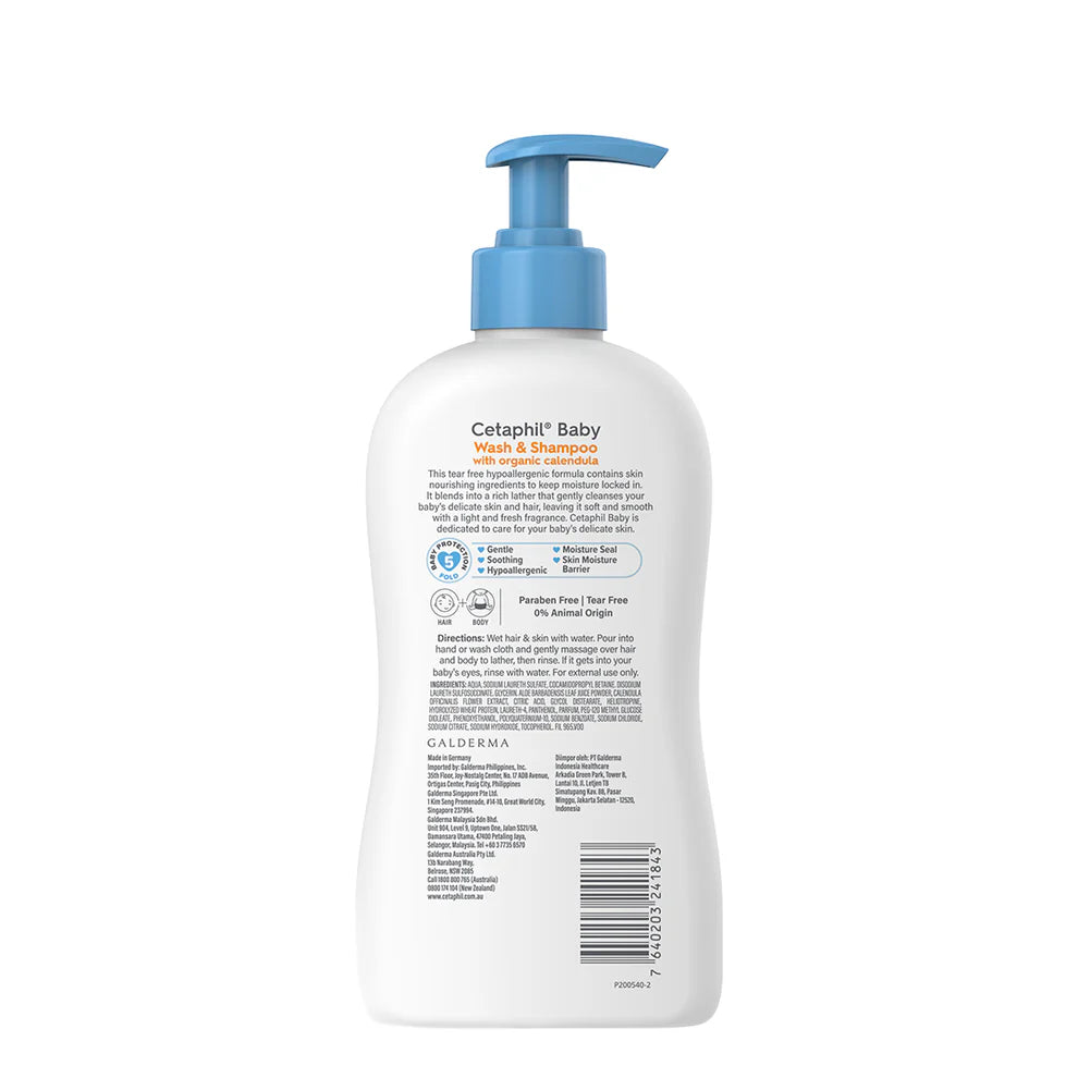 Cetaphil Baby Wash & Shampoo with Organic Calendula