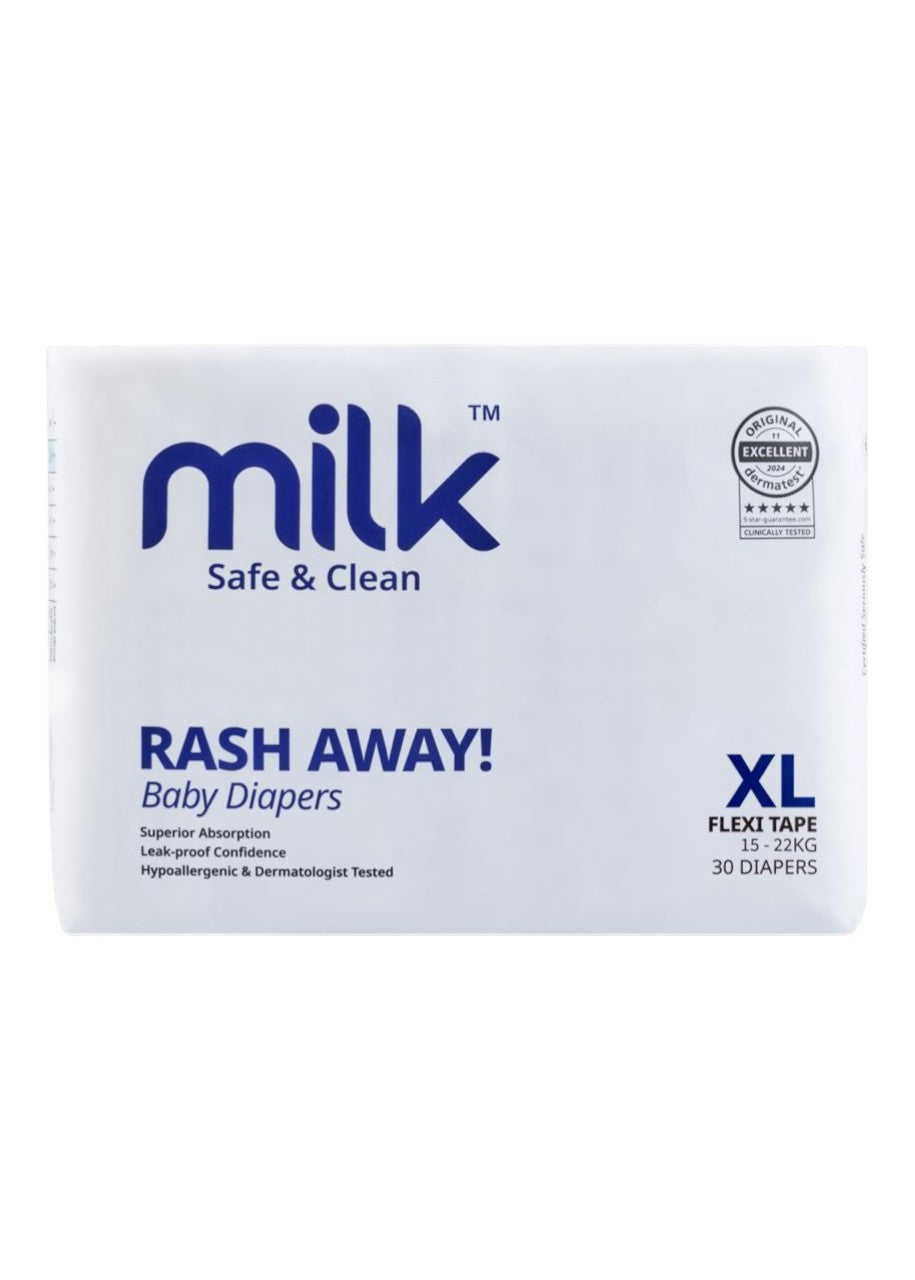 Milk Baby Diaper Flexi Tape | Soft Comfort, Day & Night