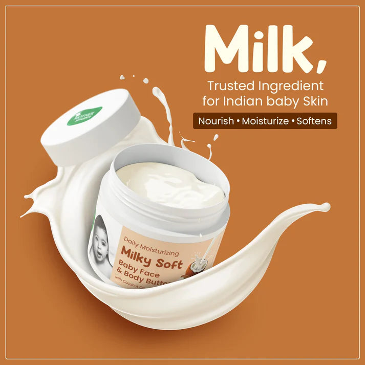 Daily Moisturizing Milky Soft Baby Face & Body Butter