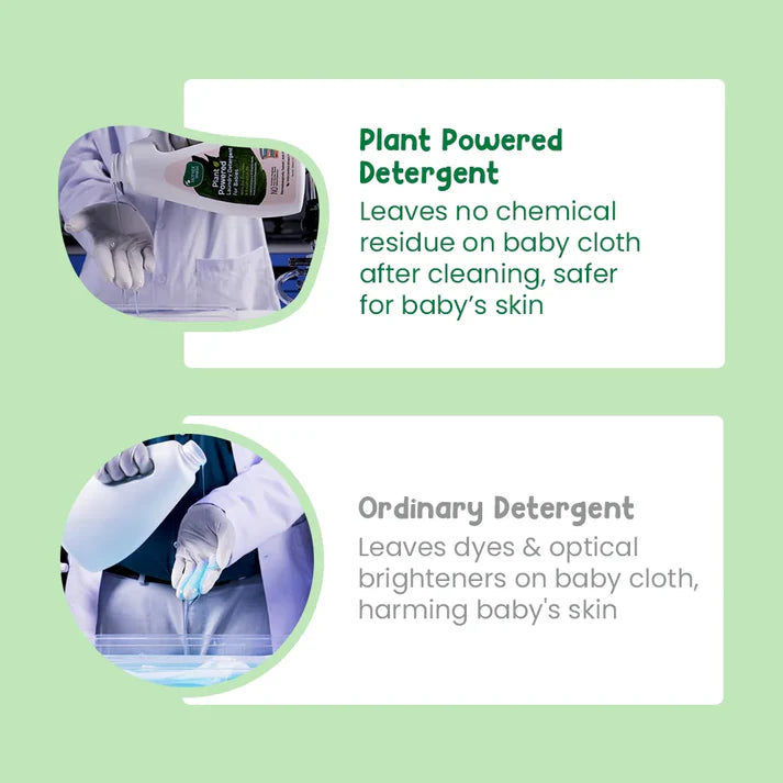 Plant Powered Laundry Detergent for Babies & Adults with Sensitive Skin