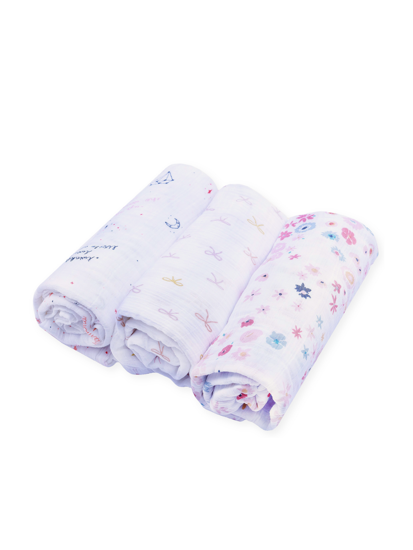 Set of 3 Muslin Swaddle