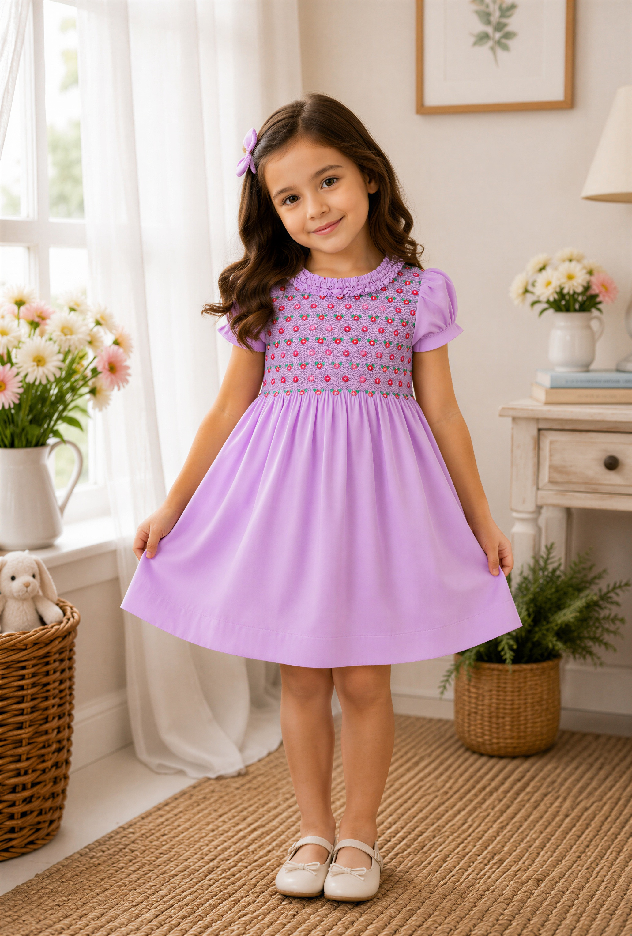 Soft Cotton Party Dress (6M–8Y) | Perfect for Parties & Everyday Wear