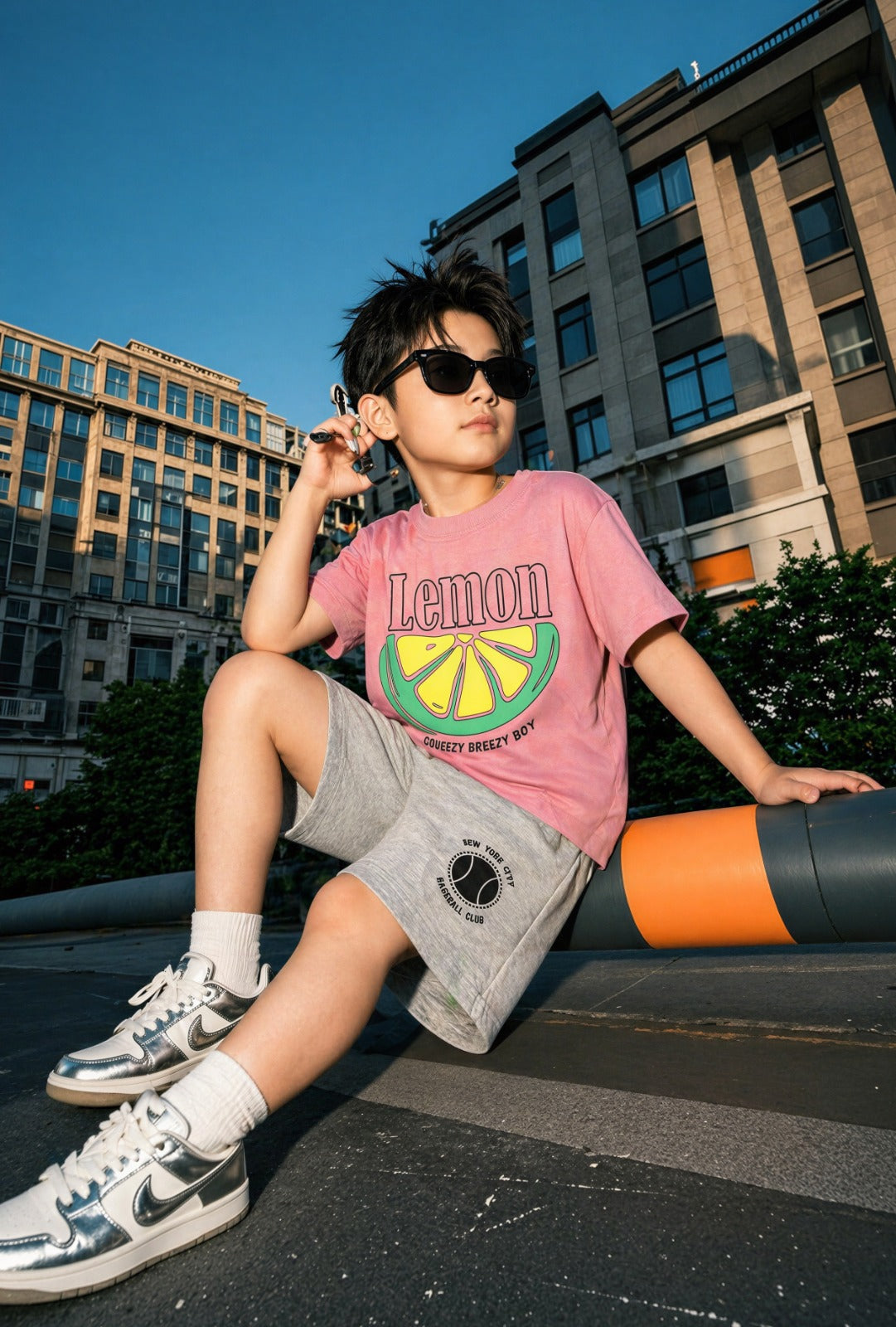 Fresh Twist on Style | Nuberry Boy Lemon Printed T-Shirt