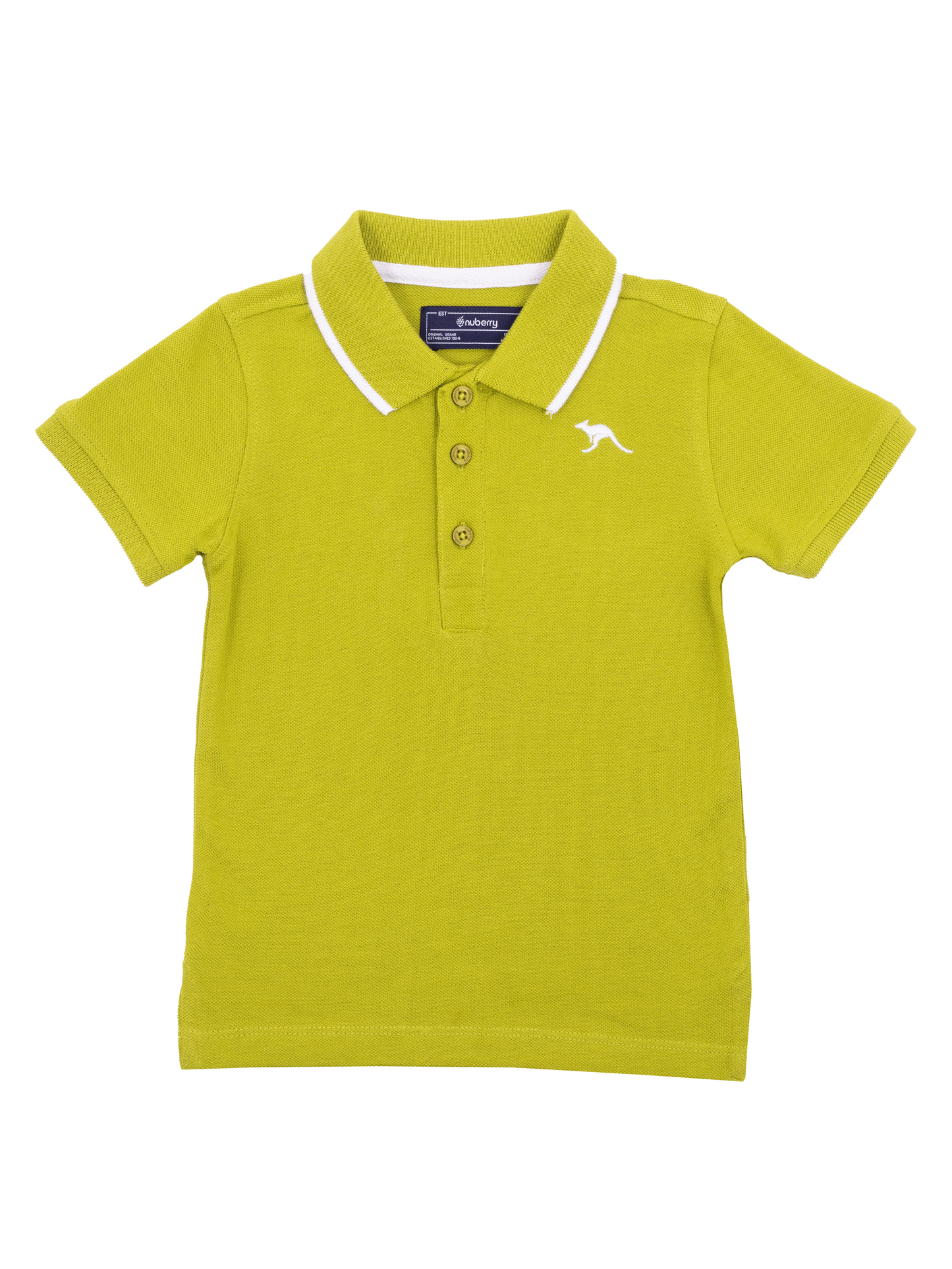 Green Polo Half Sleeve T-Shirt for Boys