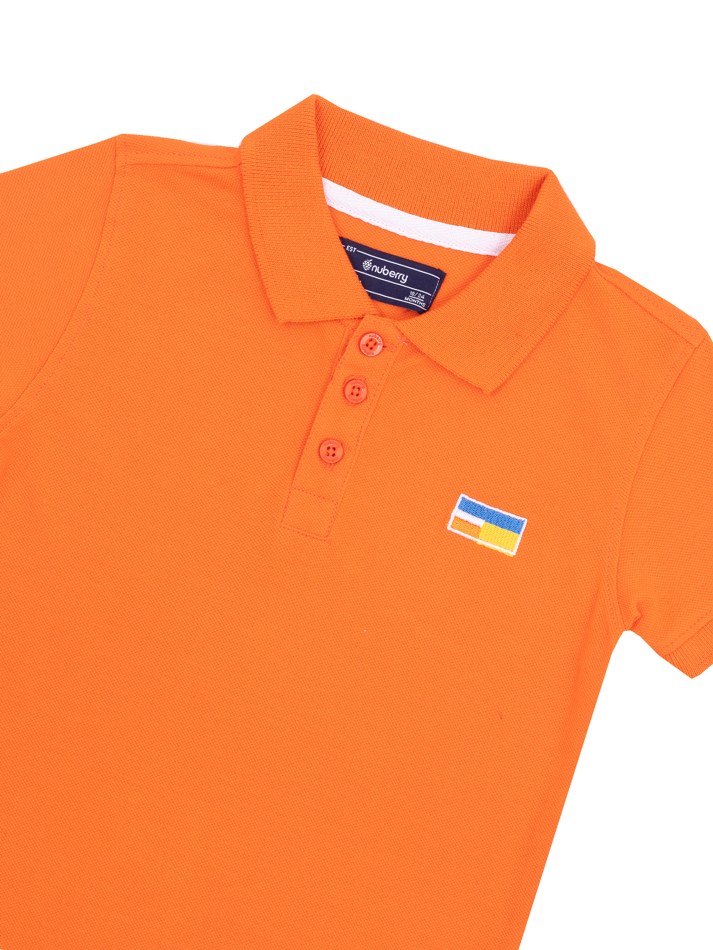 Orange Polo Half Sleeve T-Shirt for Boys